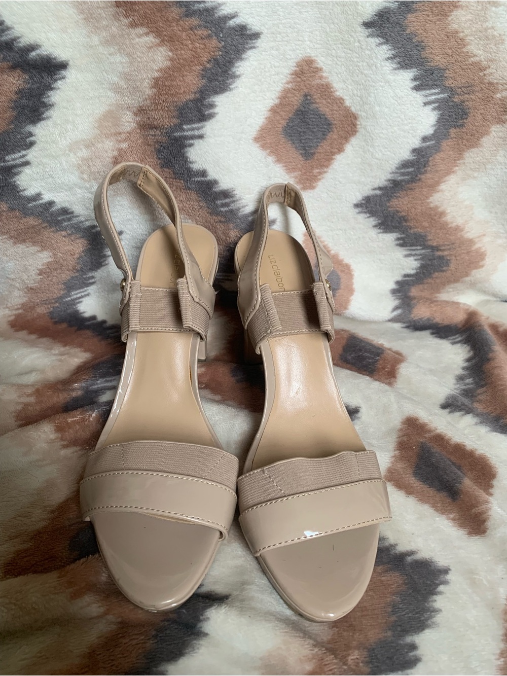 Liz Claiborne Dara Womens Pump Nude Patent Size 9M